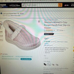 Skechers Women’s Cozy Escape-Hands-Free slippers